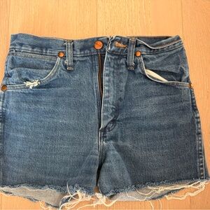 Wrangler Classic Blue Denim Shorts